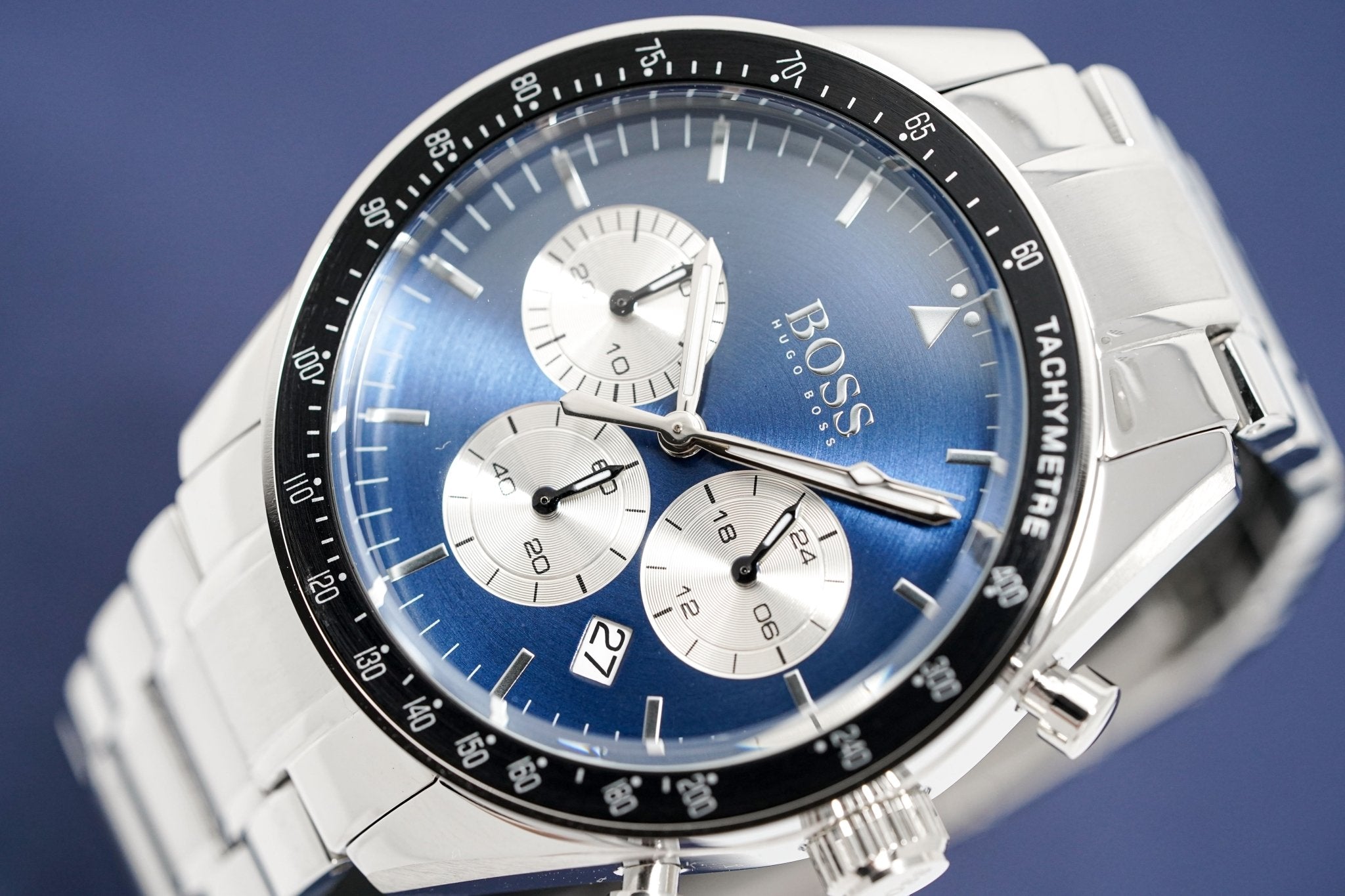 Hugo Boss Men S Watch Chronograph Trophy Blue Hb1513630