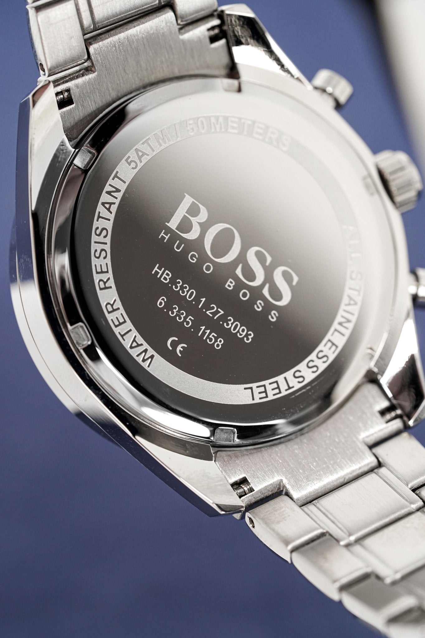 Hugo Boss Men S Watch Chronograph Trophy Blue Hb1513630