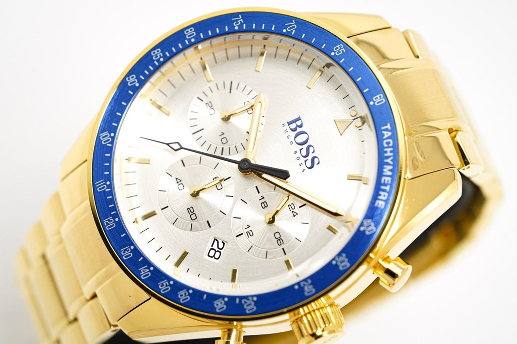 Hugo Boss Men S Watch Chronograph Trophy Gold Hb1513631