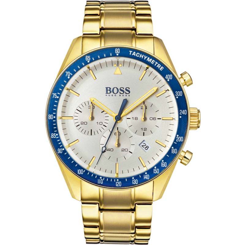 Hugo Boss Men S Watch Chronograph Trophy Gold Hb1513631