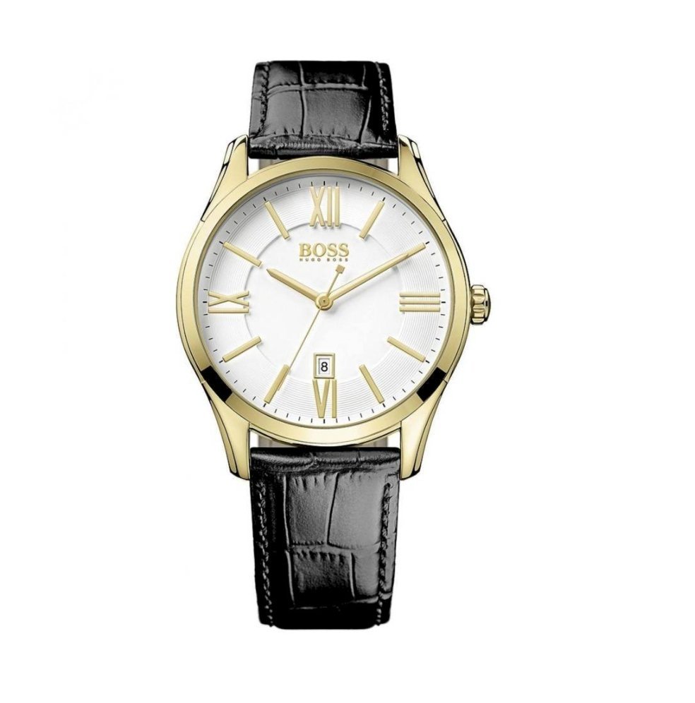 Hugo Boss Watch Classic Gold Plate White Hb1513020