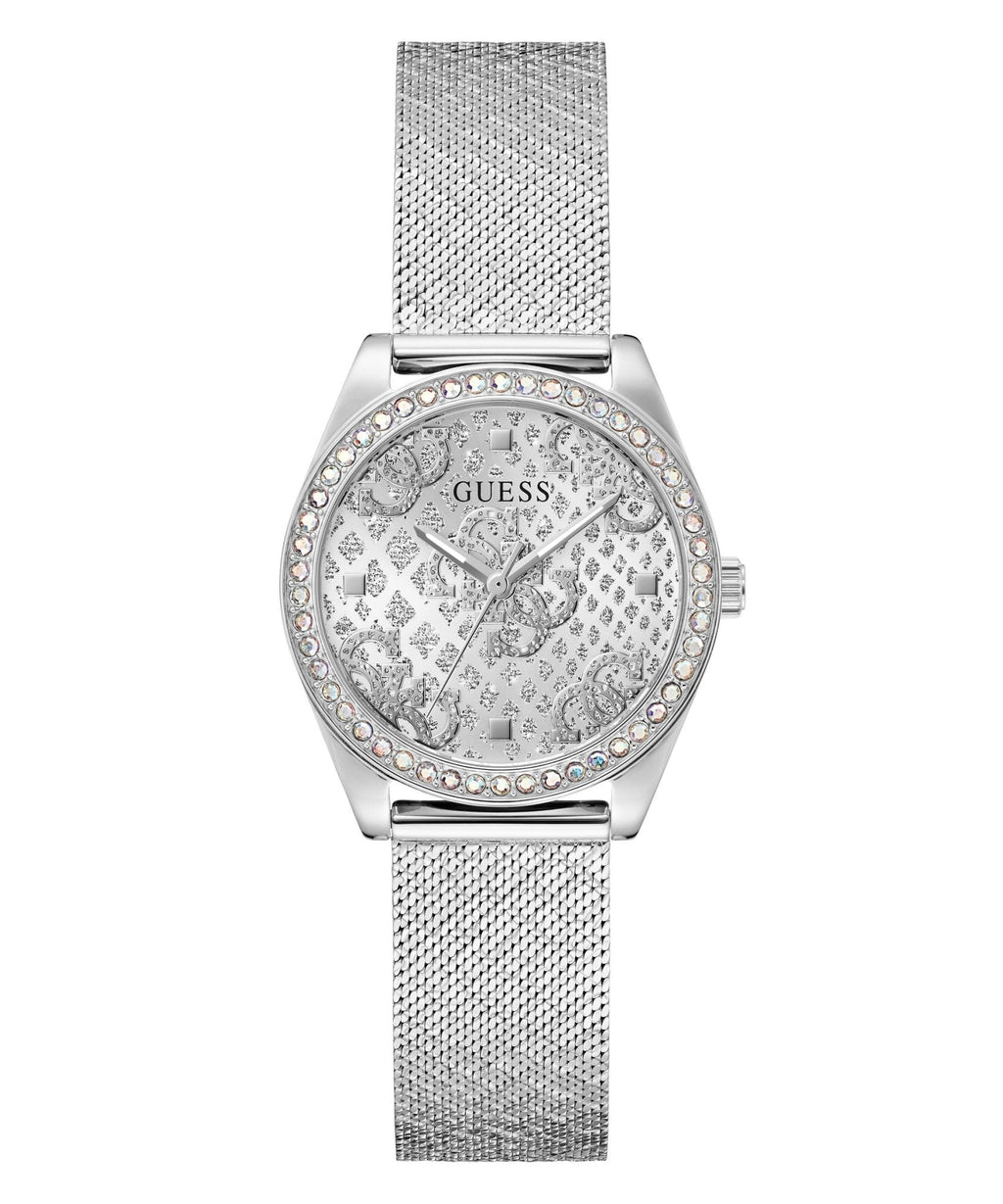 Ladies Boa Silver Tone Mesh Watch Gw0748l1