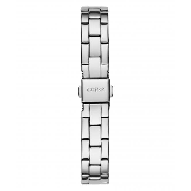 Guess Watches Ladies Brilliant Silver Tone Watch Gw0611l1