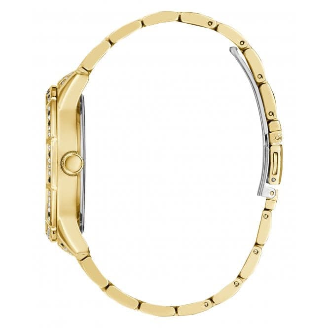 Guess Watches Ladies Cascade Stainless Steel Gold Tone Watch Gw0365l2