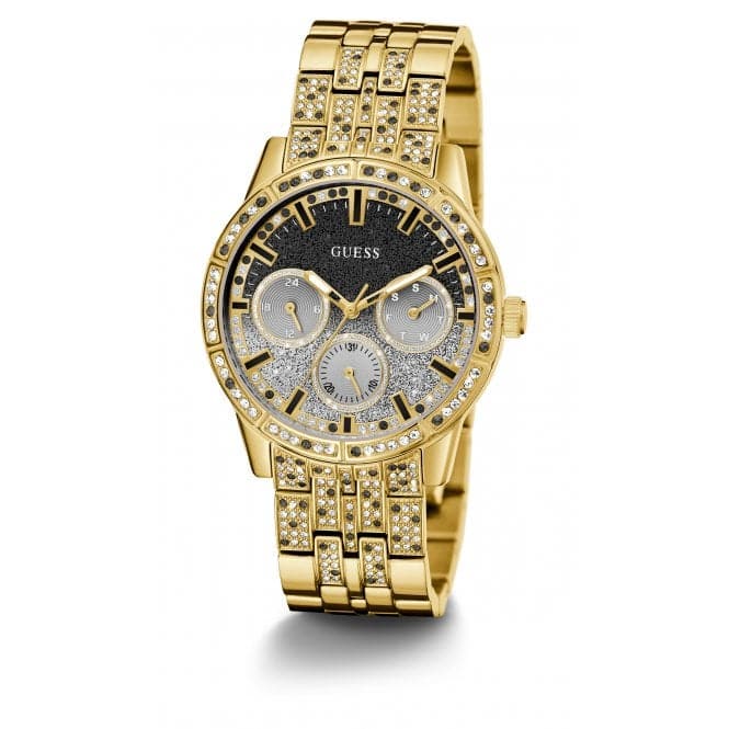Guess Watches Ladies Cascade Stainless Steel Gold Tone Watch Gw0365l2