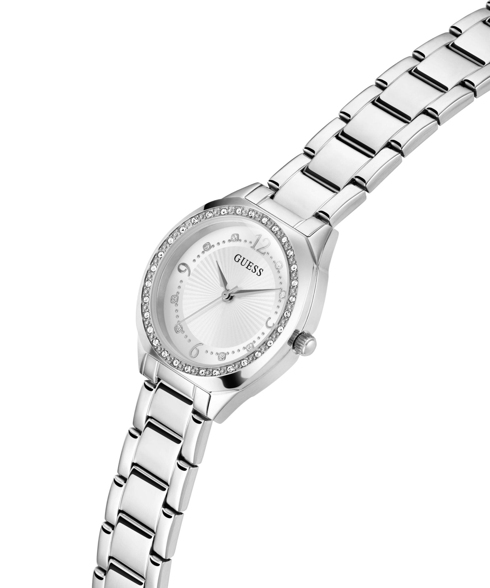 Ladies Charlotte Silver Tone Stainless Steel Watch Gw0767l1