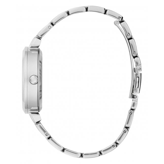 Guess Watches Ladies Crystal Clear Stainless Steel Silver Watch Gw0470l1