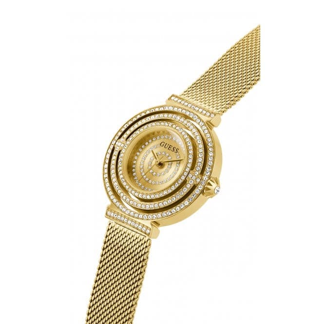 Guess Watches Ladies Dream Stainless Steel Gold Watch Gw0550l2