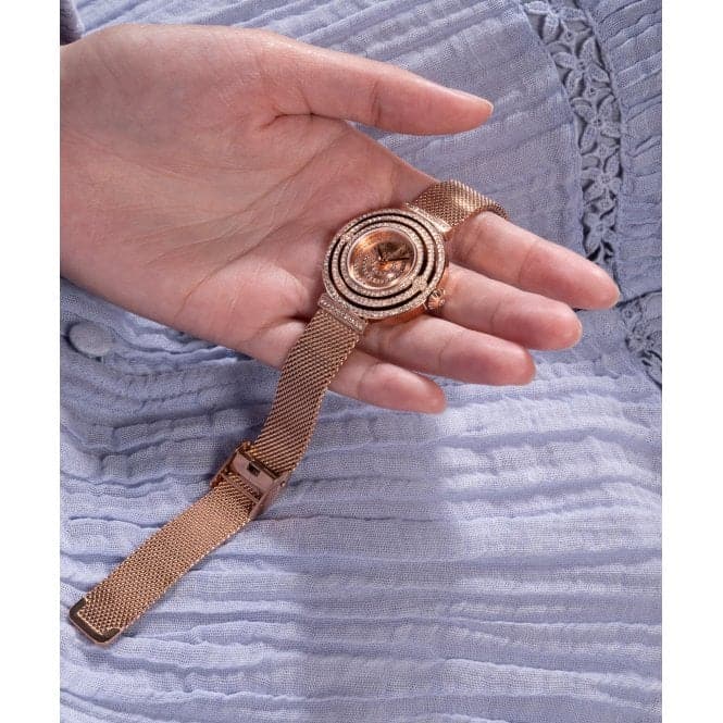Guess Watches Ladies Dream Stainless Steel Rose Gold Watch Gw0550l3