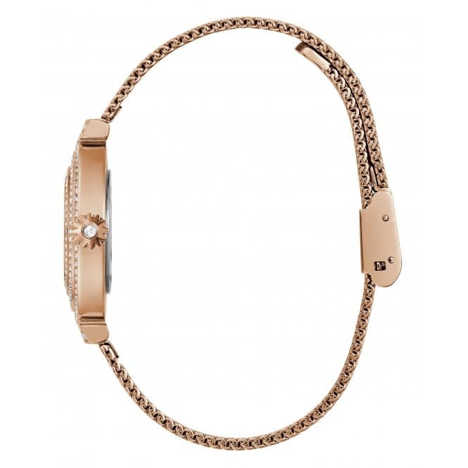 Guess Watches Ladies Dream Stainless Steel Rose Gold Watch Gw0550l3