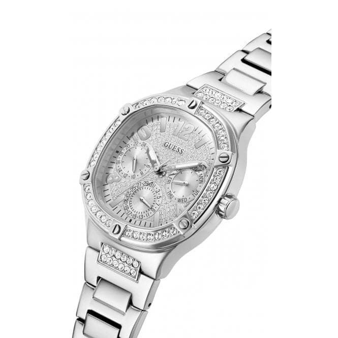 Guess Watches Ladies Duchess Stainless Steel Silver Watch Gw0558l1