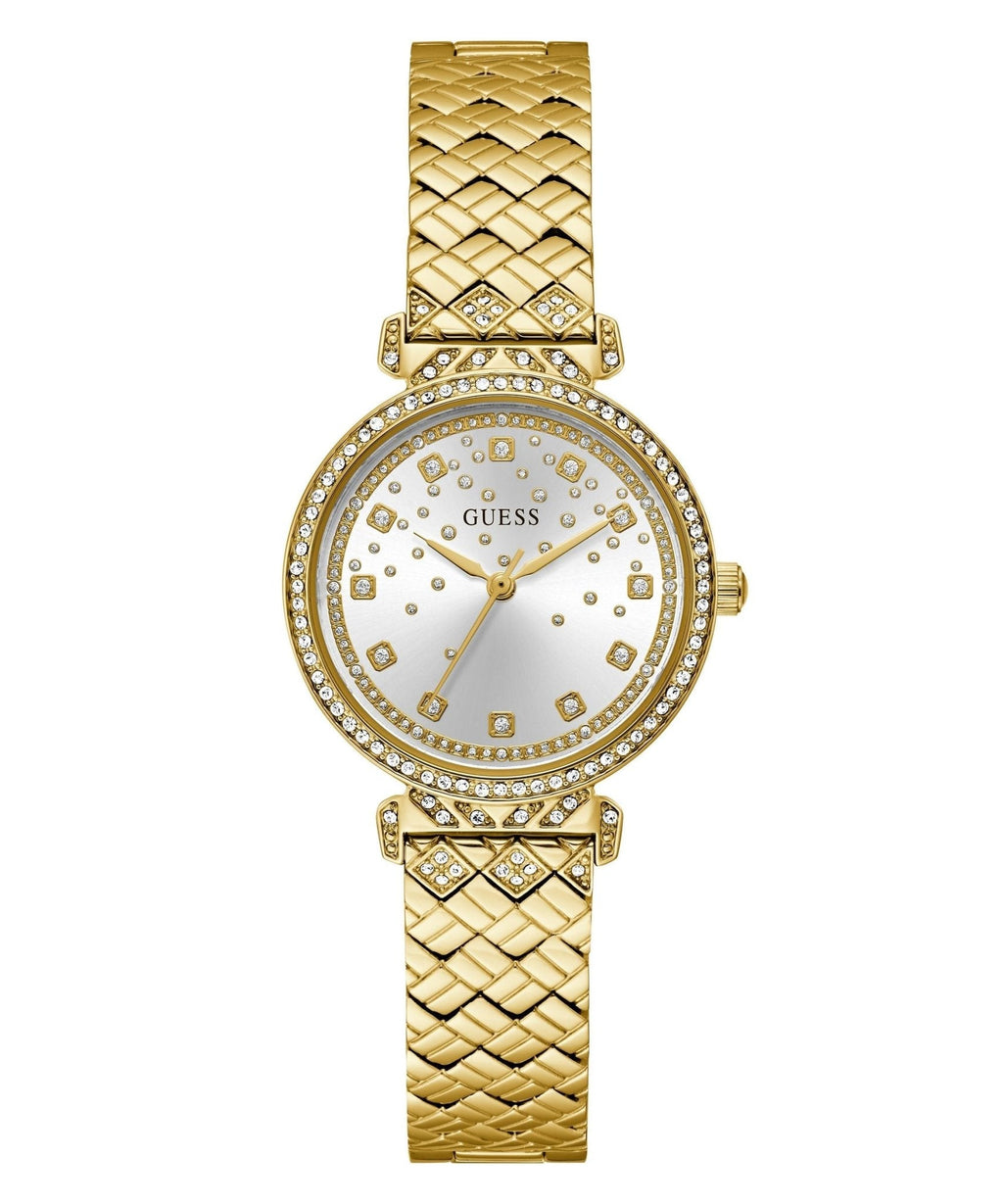 Ladies Enchantment Gold Tone Recycled Steel Watch Gw0763l2