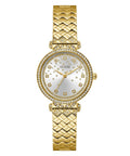 Ladies Enchantment Gold Tone Recycled Steel Watch Gw0763l2