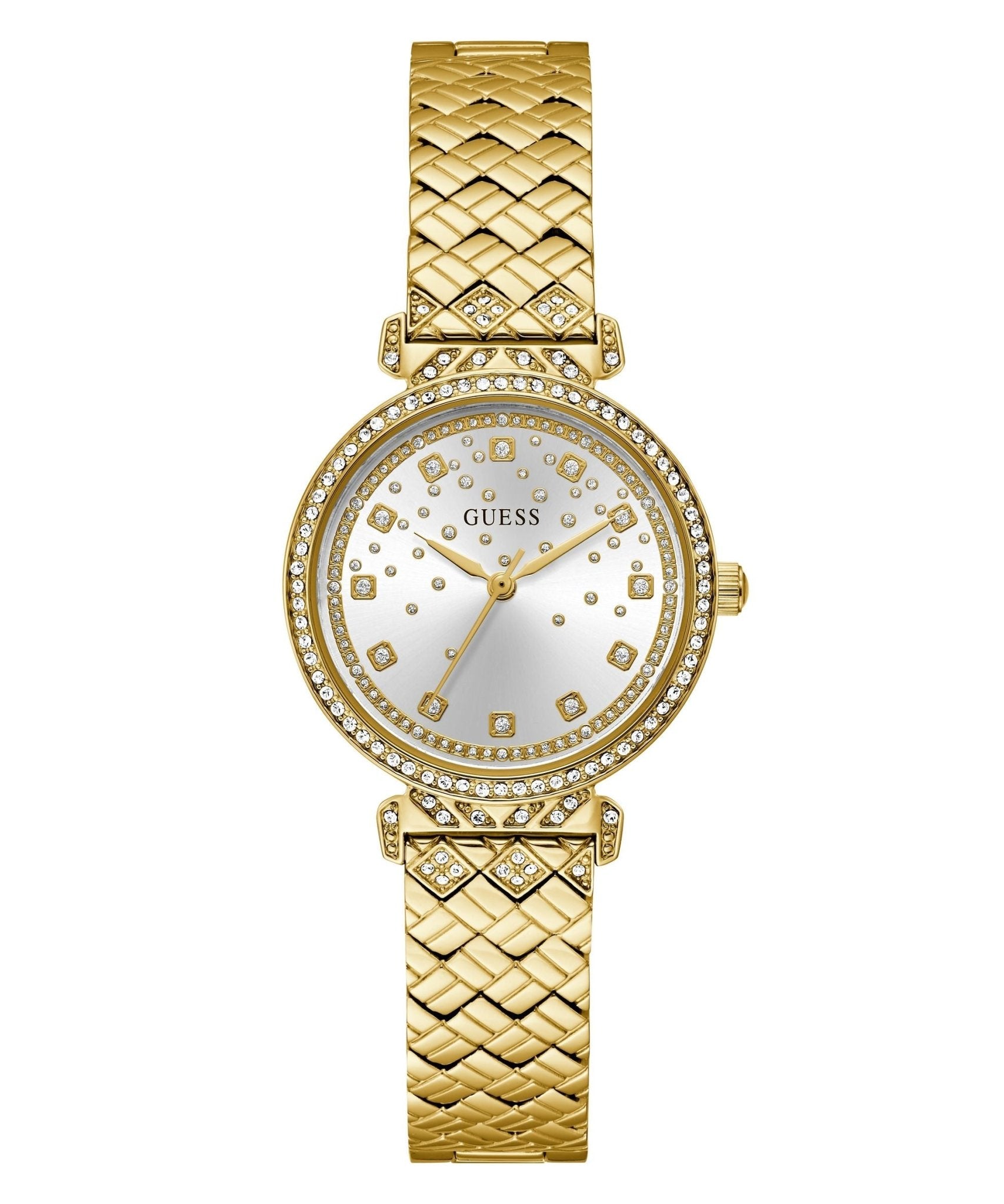 Ladies Enchantment Gold Tone Recycled Steel Watch Gw0763l2