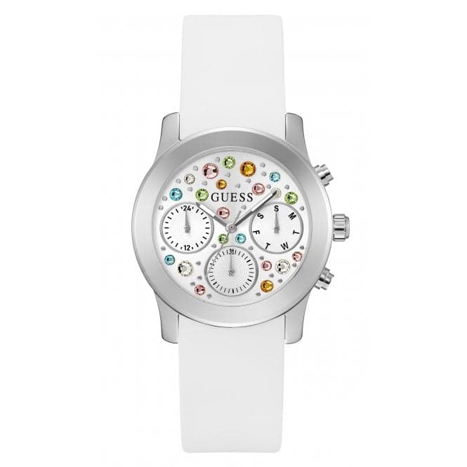 Guess Watches Ladies Fantasia Stainless Steel Silver Watch Gw0560l1