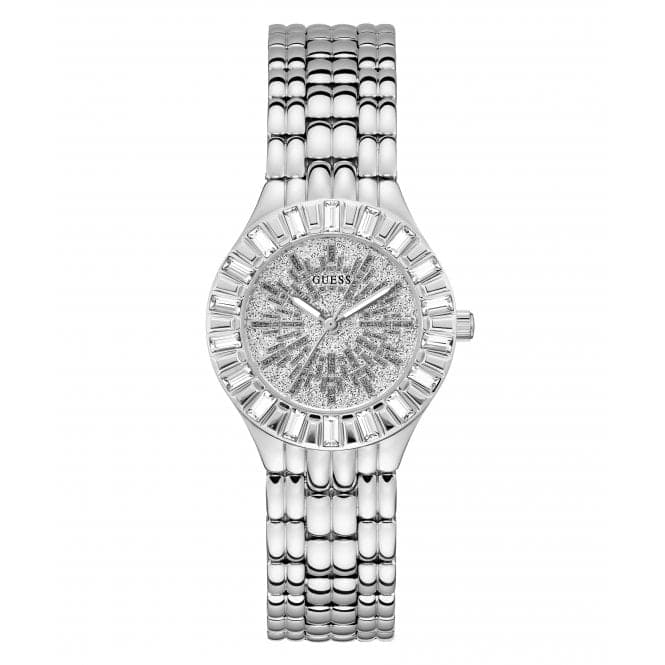Ladies Firework Silver Tone Watch Gw0602l1