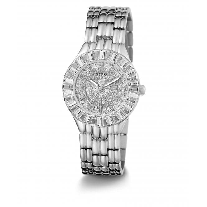 Ladies Firework Silver Tone Watch Gw0602l1