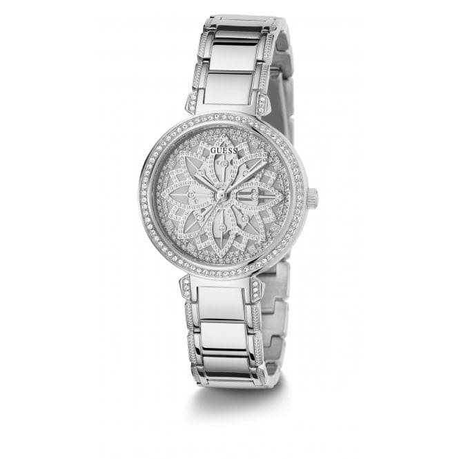 Guess Watches Ladies Lily Stainless Steel Silver Watch Gw0528l1