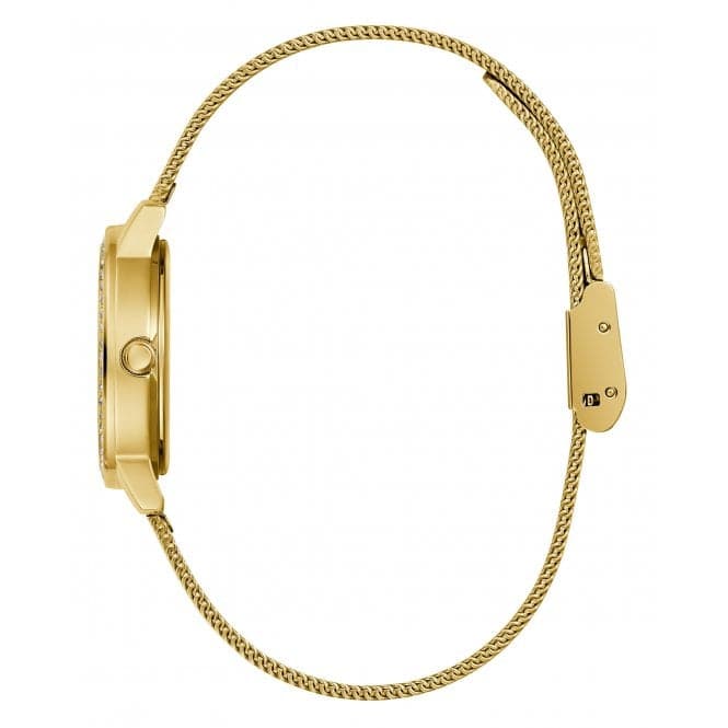 Guess Watches Ladies Melody Stainless Steel Gold Watch Gw0534l2