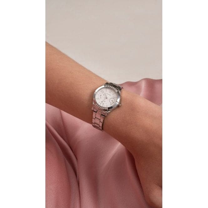 Guess Watches Ladies Piper Stainless Steel Silver Watch Gw0413l1