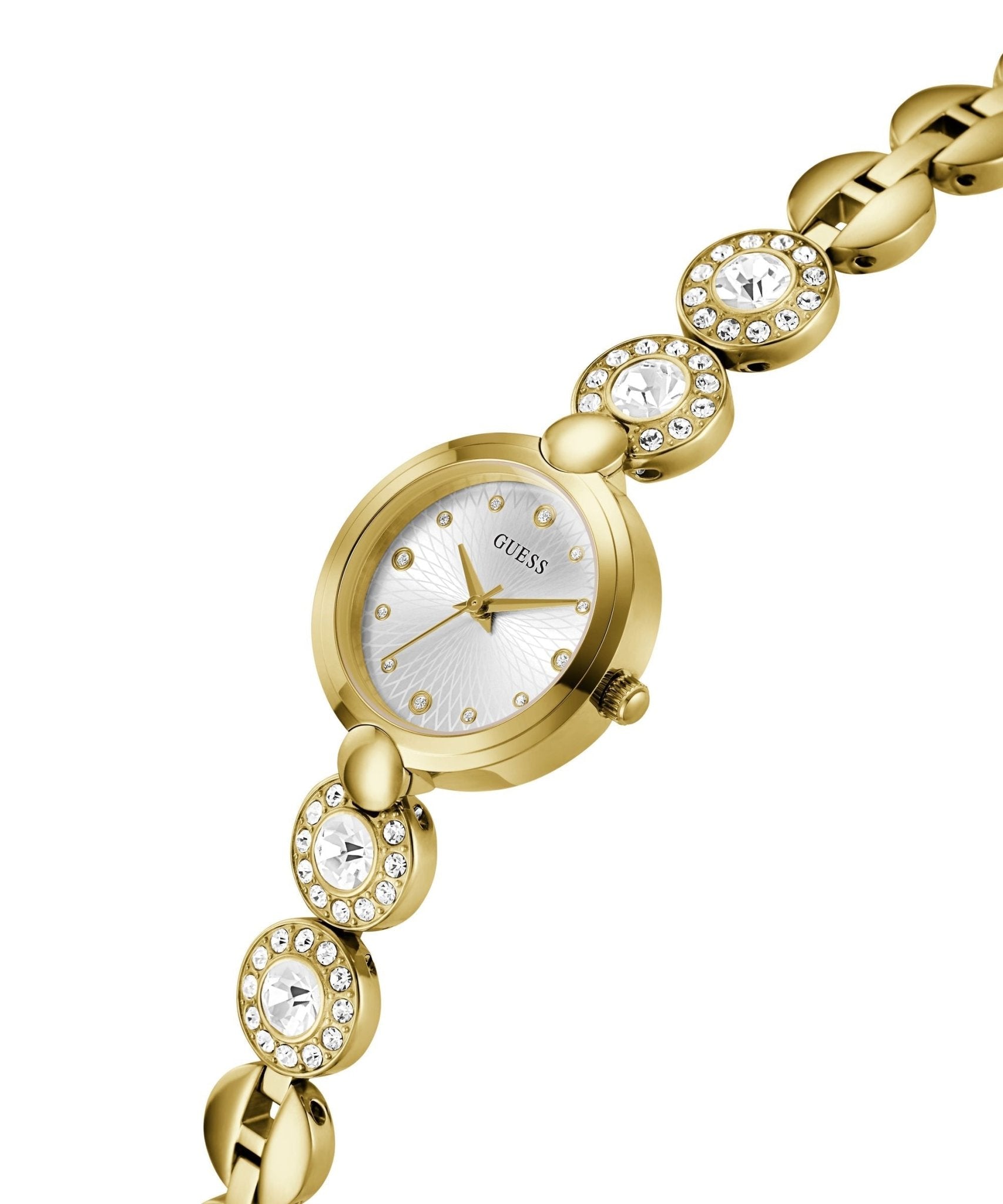 Ladies Stardom Gold Tone Recycled Steel Watch Gw0757l2