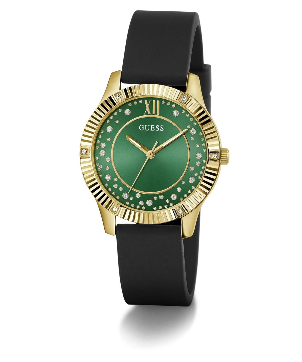 Ladies Starstruck Gold Tone Silicone Watch Gw0766l3