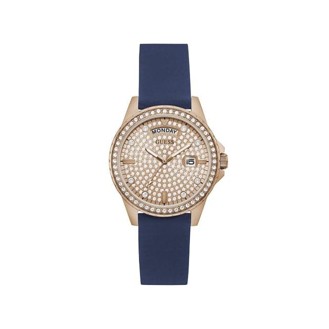Guess Watches Lady Comet Ladies Dress Rose Gold Stainless Steel Watch Gw0358l1