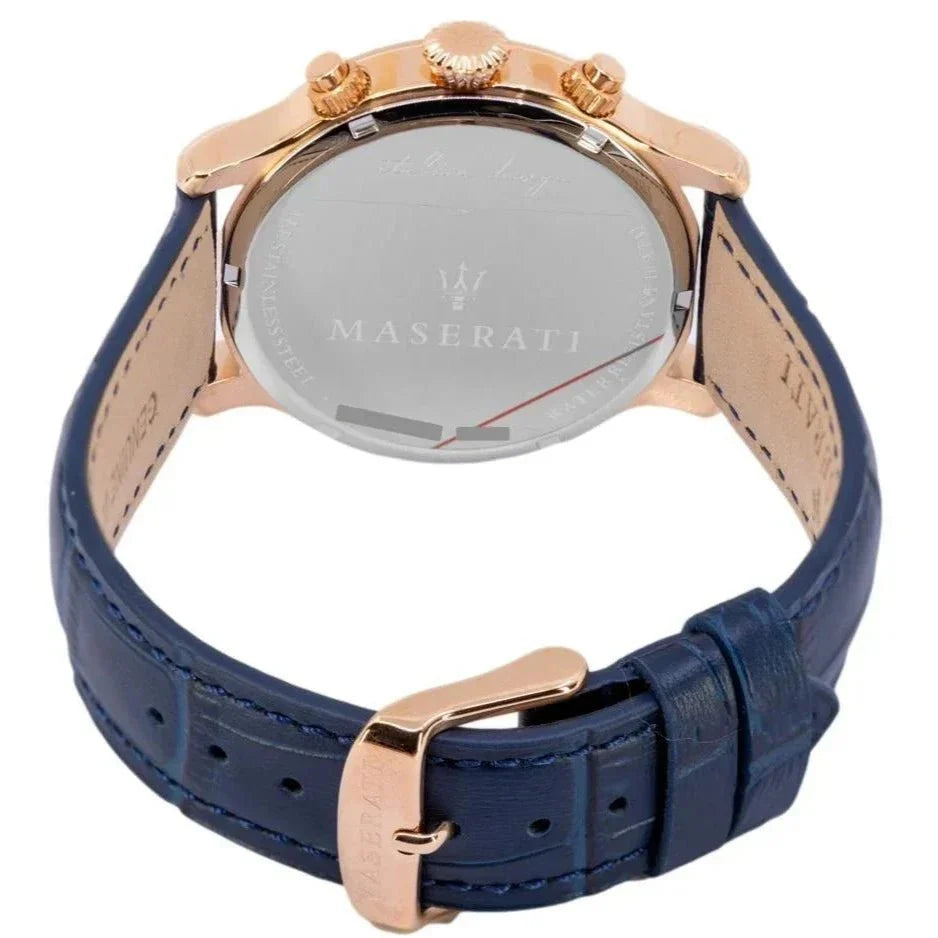 Maserati R8871618007 Epoca Chrono Mens Blue Watch