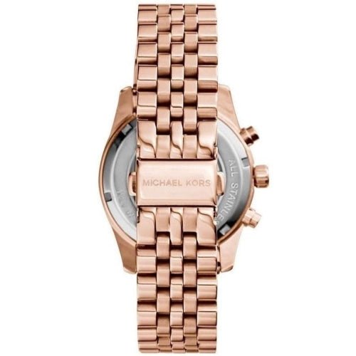 Michael Kors Lexington Ladies Rose Gold Chronograph Watch Mk5569