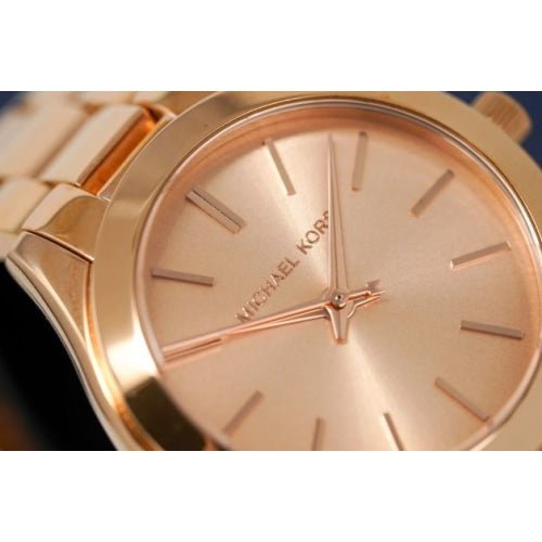 Michael Kors Mk3205 Ladies Mini Slim Runway Rose Gold Watch