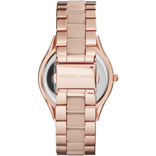 Michael Kors Mk4294 Ladies Slim Runway Rose Gold Pink Watch