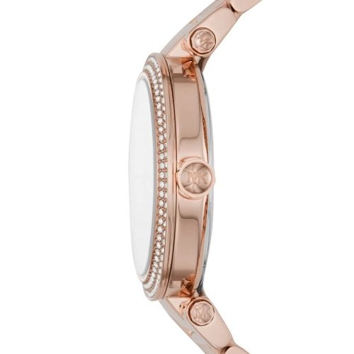 Michael Kors Mk5781 Ladies Parker Rose Gold White Stainless Watch