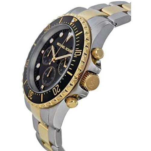 Michael Kors Mk8311 Men S Everest Chronograph Two Tone Black Watch