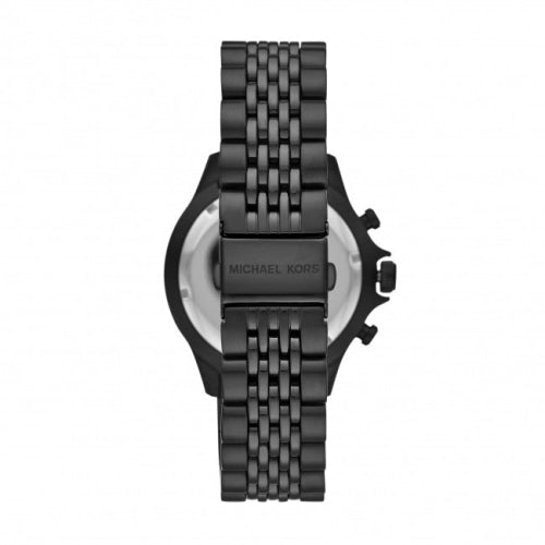 Michael Kors Mk8750 Men S Bayville Silver Black Chronograph Watch