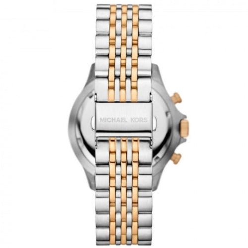 Michael Kors Mk8872 Men S Bayville Two Tone Black Chronograph Watch