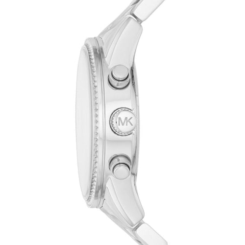 Michael Kors Ritz Ladies Silver Chronograph Watch Mk6428