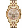 Michael Kors Lexington Gold Chronograph Watch Mk6473