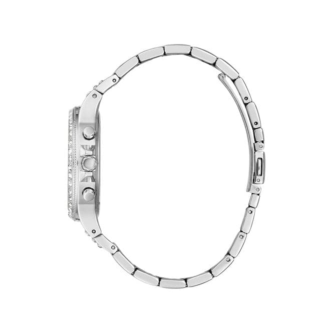 Guess Watches Moonlight Ladies Sport Silver Stainless Steel Watch Gw0320l1
