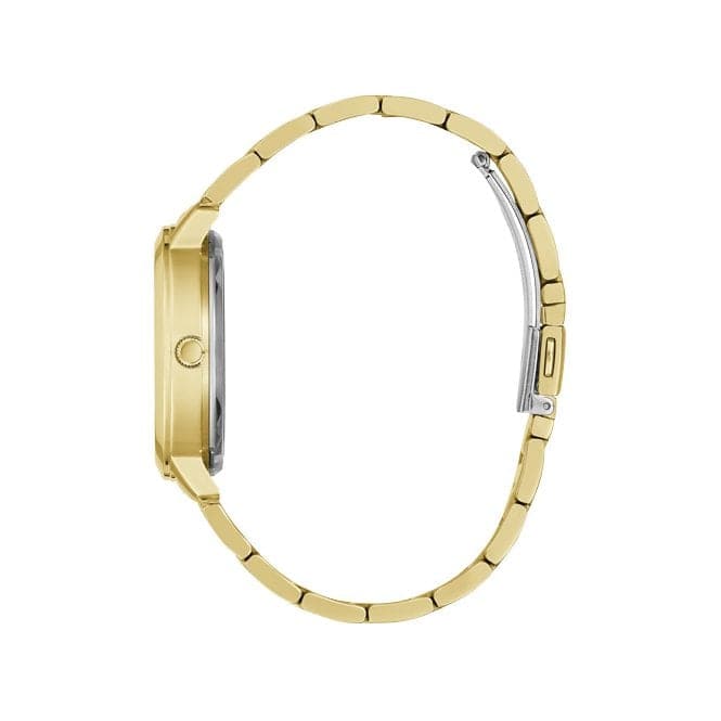 Guess Watches Quattro Clear Ladies Trend Gold Stainless Steel Watch Gw0300l2