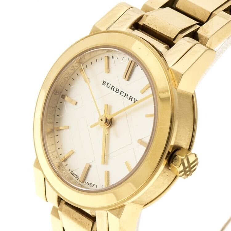 Burberry Ladies Watch The City Yellow Gold Bu9203