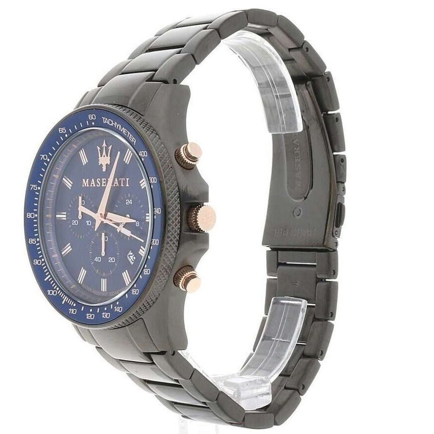 Maserati R8873640001 Sfida Chrono Mens Black Watch