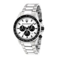 Maserati R8873640003 Sfida Chrono Mens Silver Watch