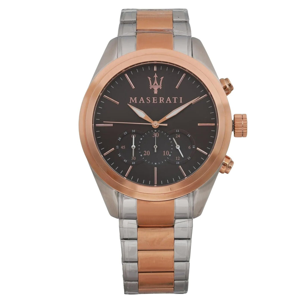 Maserati R8873612003 Traguardo Chrono Mens Two Tone Watch