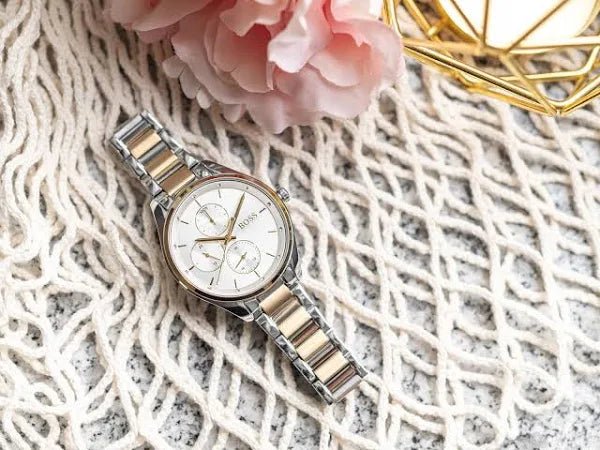 Hugo Boss Womens 1502585 Grand Course Quartz Stainless Steel Watch