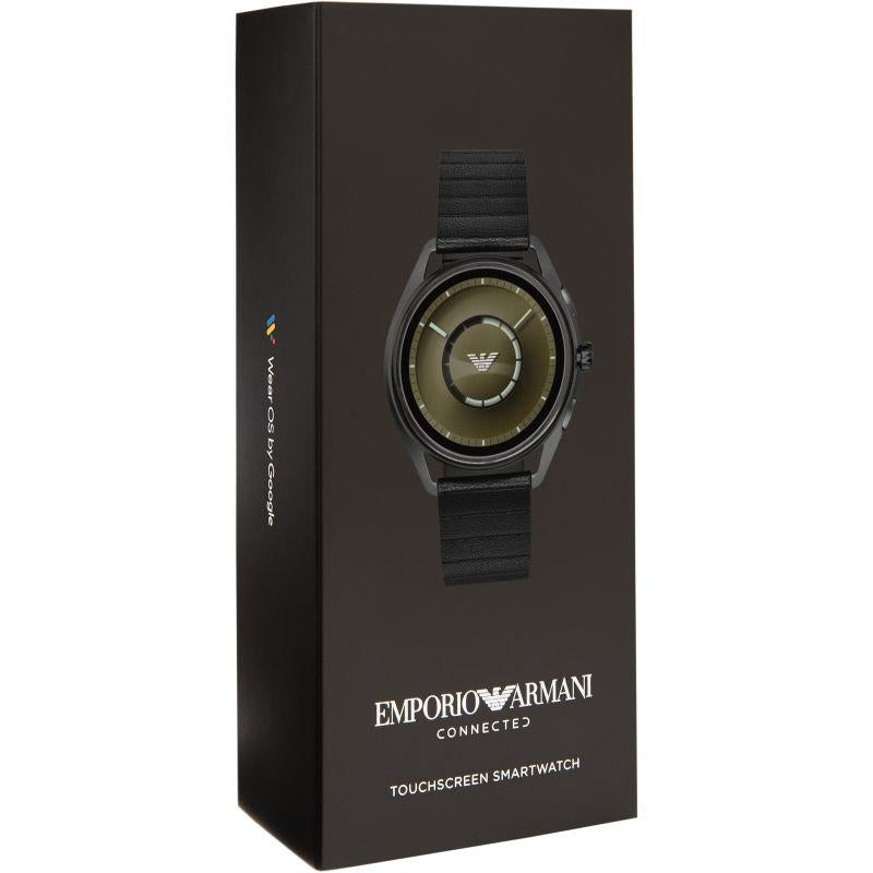 Emporio Armani Art5009 Men S Black Connected Bluetooth Smartwatch