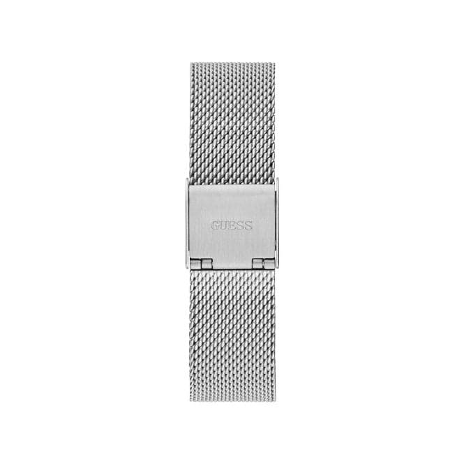 Guess Watches Tapestry Ladies Trend Silver Stainless Steel Watch Gw0354l1