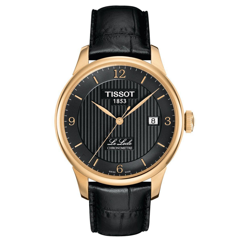 Tissot Mens Automatic Watch T Classic Le Locle Rose Gold