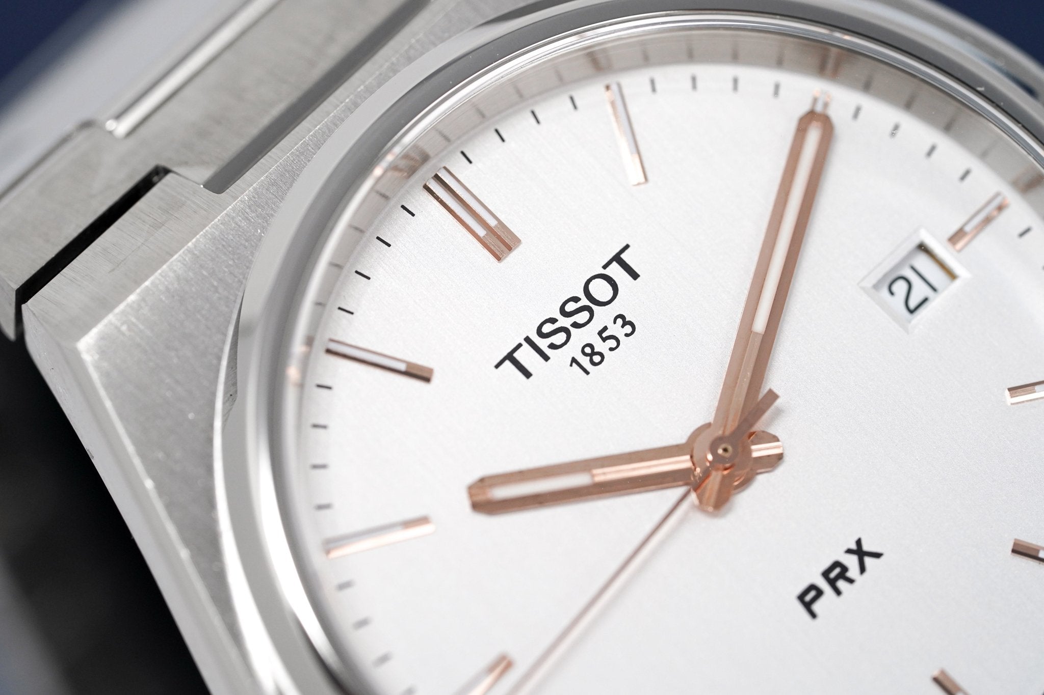 Tissot Mens Watch Prx Rose Gold T1374101103100