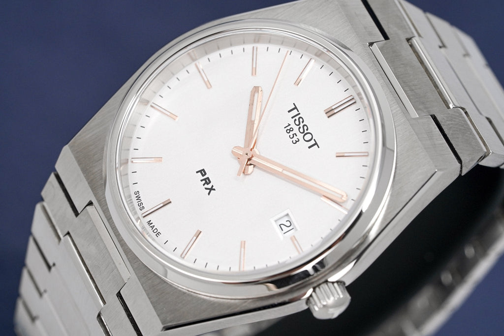Tissot Mens Watch Prx Rose Gold T1374101103100