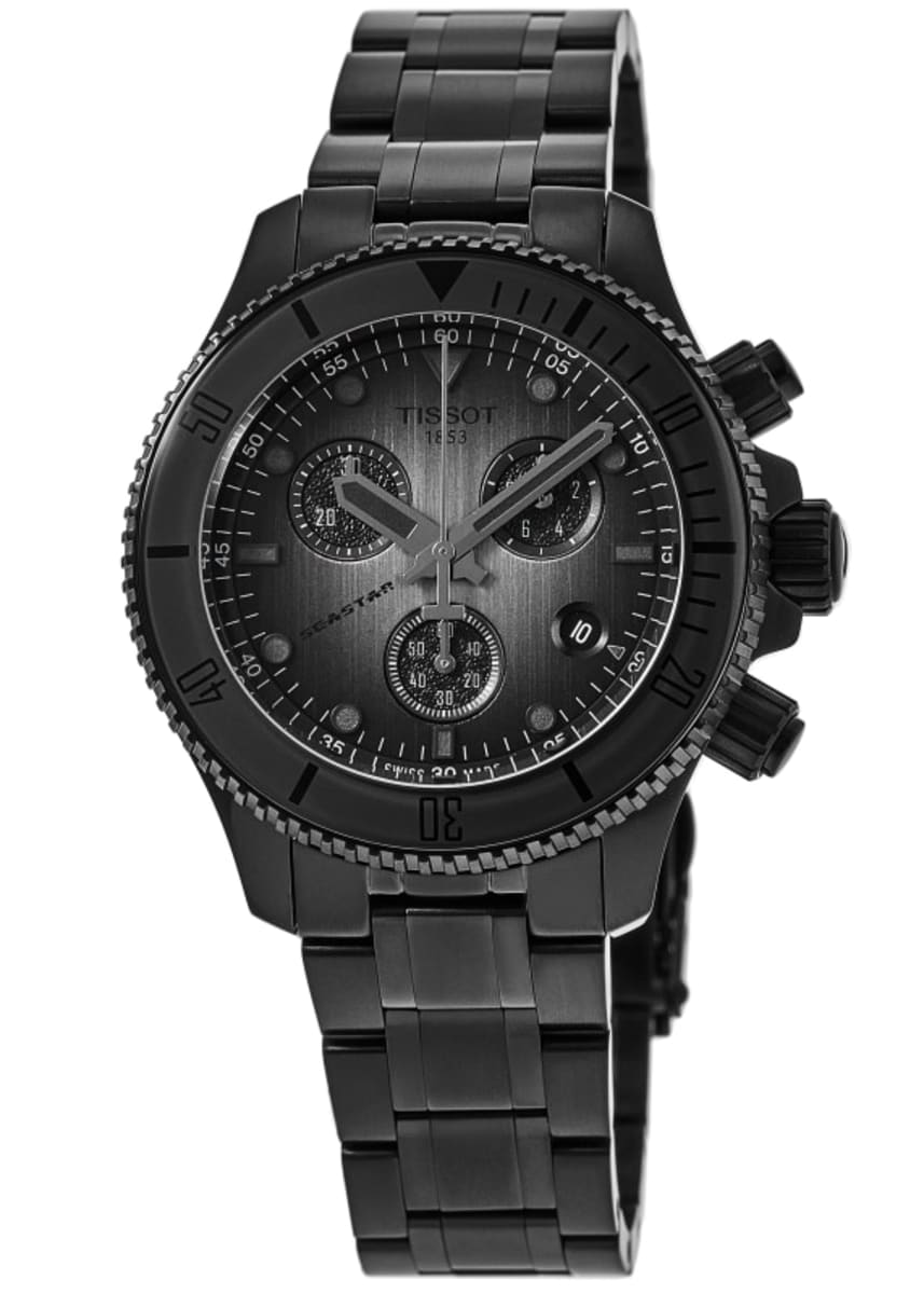 Tissot Seastar 1000 Quartz Chronograph 38mm Black PVD T120.217.33.061.00